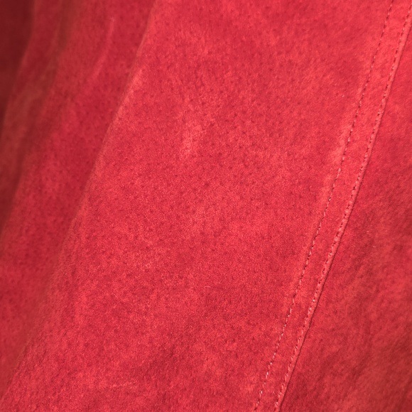 Vintage 90s Y2k Tangents Suede Leather Vest - Picture 14 of 14